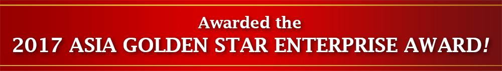 ASIA GOLDEN STAR ENTERPRISE AWARD 2017企業賞を受賞しました！