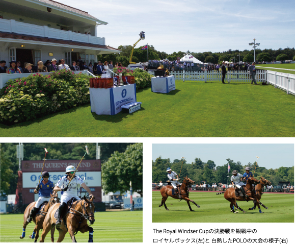 The Royal Windsor Cupの決勝戦を観戦中
